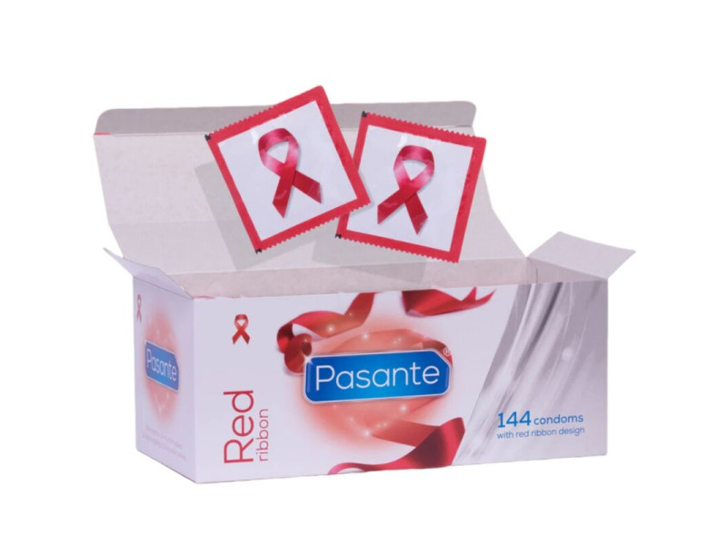 PASANTE - CONDOMS RED RIBBON 144 UNITS
