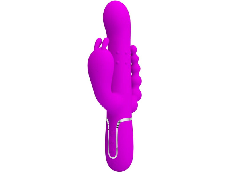 PRETTY LOVE - CAMMY TRIPLE VIBRATOR MULTIFUNCTION 4 IN 1 PINK