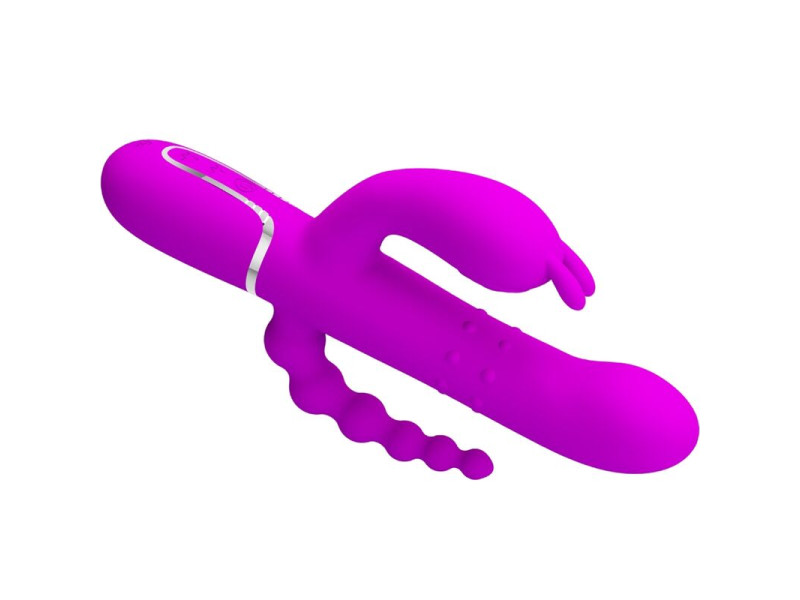 PRETTY LOVE - CAMMY TRIPLE VIBRATOR MULTIFUNCTION 4 IN 1 PINK