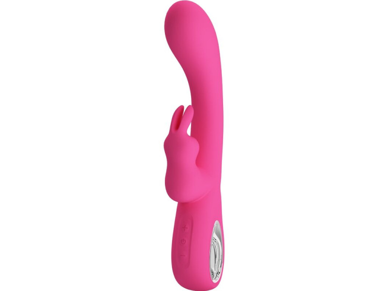 PRETTY LOVE - NOVAK RABBIT VIBRATOR 12 VIBRATIONS PINK