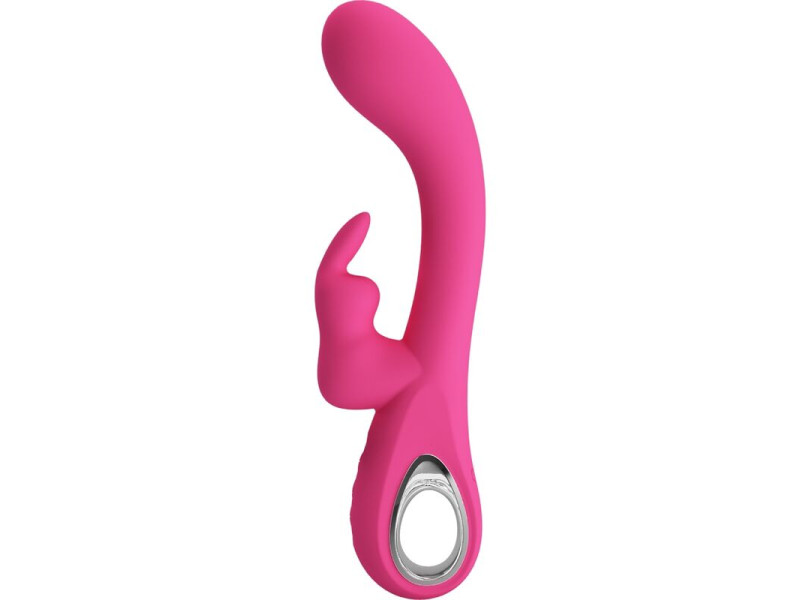 PRETTY LOVE - NOVAK RABBIT VIBRATOR 12 VIBRATIONS PINK