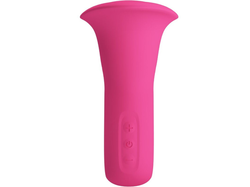 PRETTY LOVE - CLYDE ORAL VIBRATOR VIBRATING TONGUE 12 VIBRATIONS PINK