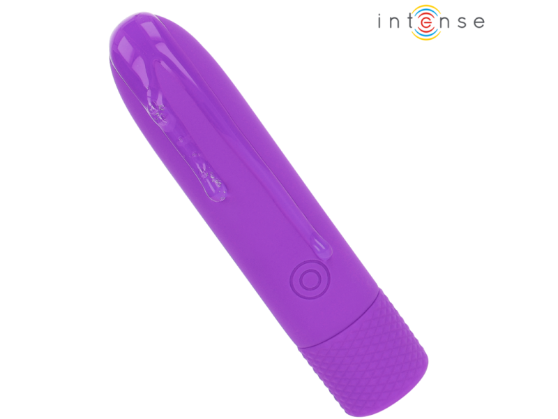 INTENSE - SYMONE USB RECHARGEABLE VIBRATING BULLET 8 VIBRATIONS PURPLE 10 X 2.2 CM