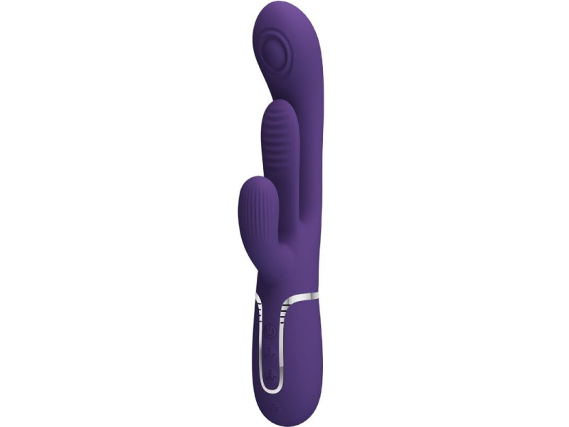 PRETTY LOVE - SHANIA TRIPLE RABBIT VIBRATOR MULTIFUNCTION PURPLE