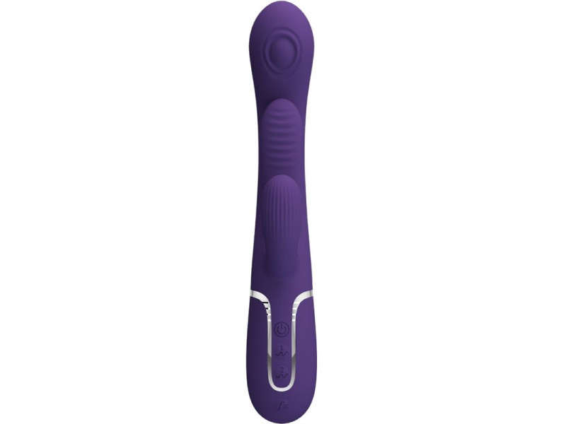 PRETTY LOVE - SHANIA TRIPLE RABBIT VIBRATOR MULTIFUNCTION PURPLE