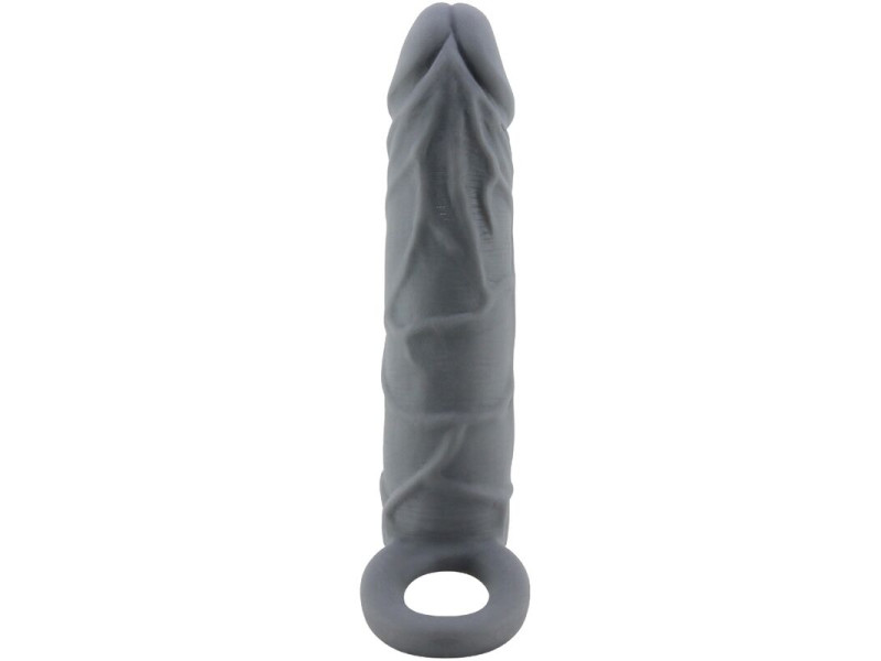 PRETTY LOVE - REALISTIC SKIN PENIS SLEEVE DARK GREY