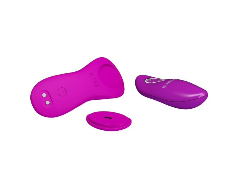 PRETTY LOVE - ROMARIO LAY-ON CLITORIS STIMULATOR REMOTE CONTROL PINK