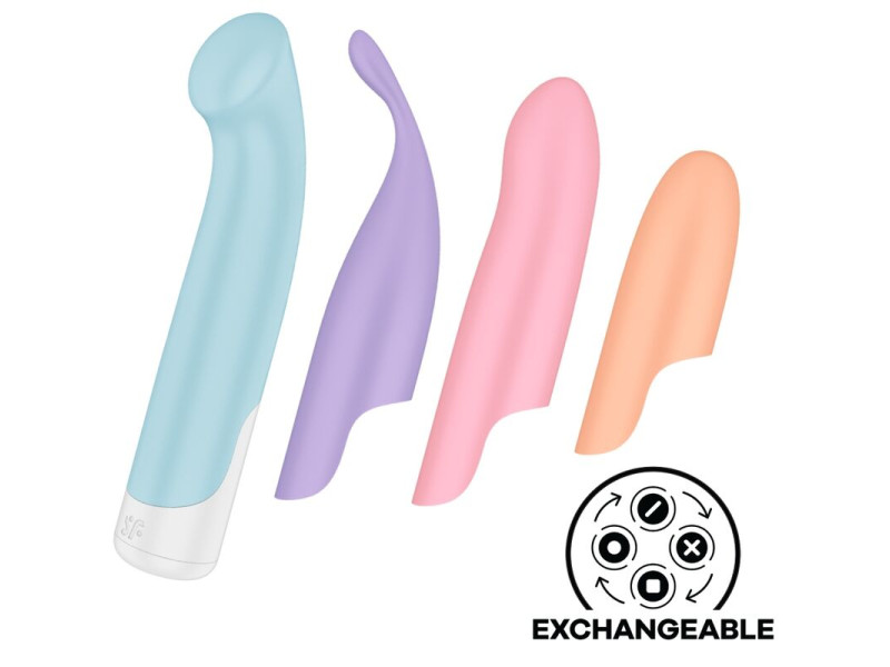 SATISFYER - PLAYFUL FOUR SET VIBRATORS 4 IN 1 + POWER BULLET
