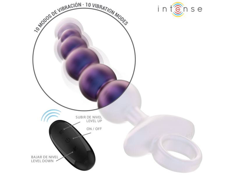 INTENSE - TITO VIBRATING ANAL PLUG MODEL 3 REMOTE CONTROL