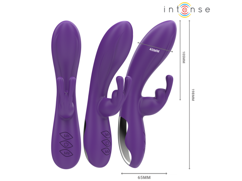 INTENSE - RANDALL RABBIT VIBRATOR 10 VIBRATIONS PURPLE