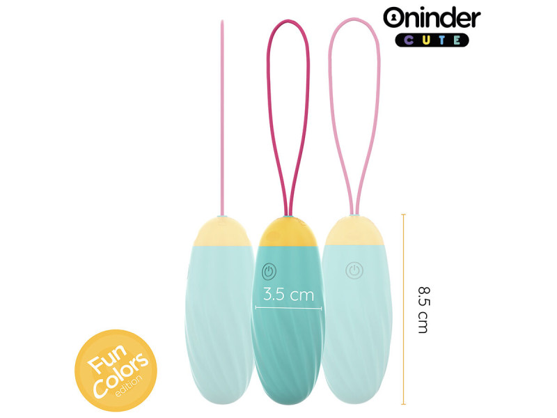ONINDER CUTE - LOVE PLEASURE VIBRO-ROTATING SILICONE GEM EGG - FREE WORLDWIDE APP