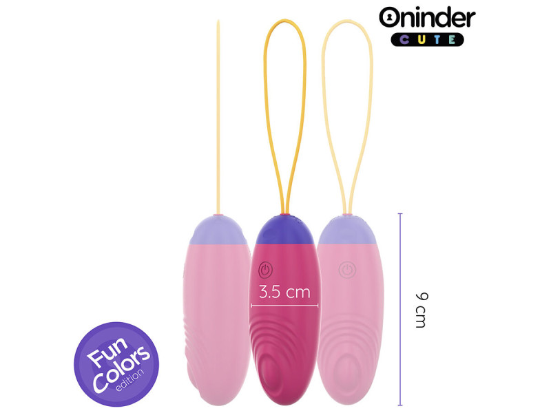 ONINDER CUTE - LOVE PLEASURE VIBRO-WAVE TAPPING SILICONE EGG - FREE WORLDWIDE APP