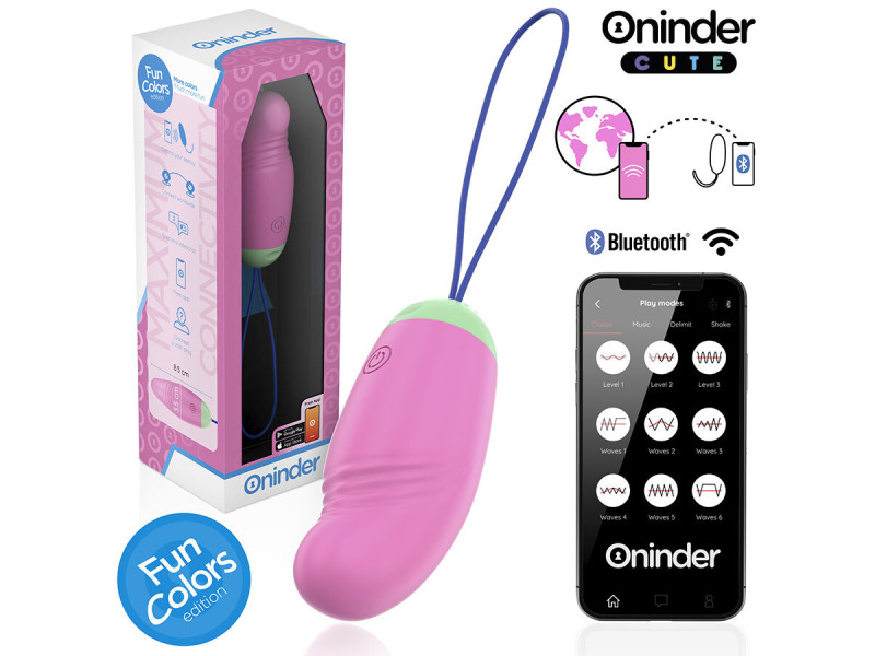 ONINDER CUTE - LOVE PLEASURE VIBRO-ROTATING EGG 360 SILICONE - FREE WORLDWIDE APP