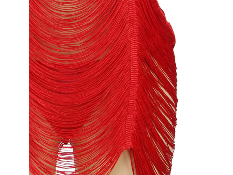 SUBBLIME - 954253 STRAPPY DRESS + THONG RED L/XL