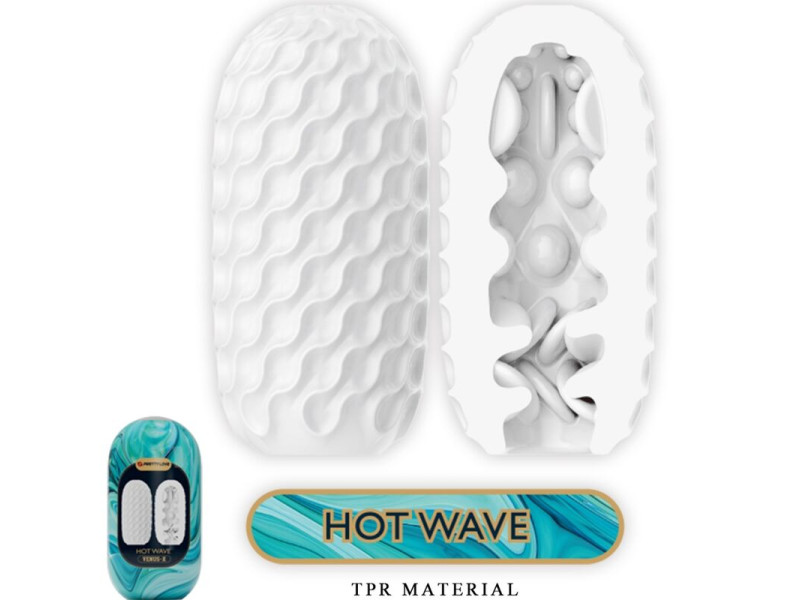 PRETTY LOVE - VENUS X 15 SILICONE MALE MASTURBATORS WHITE