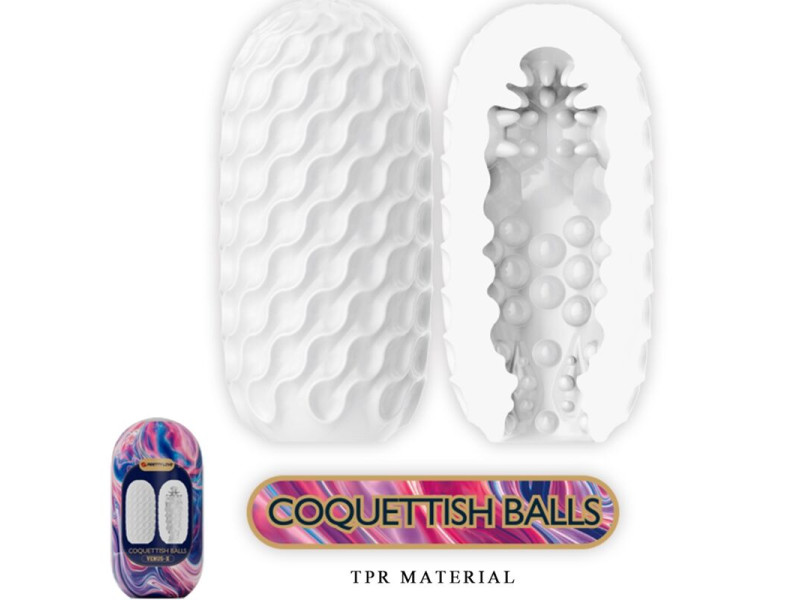 PRETTY LOVE - VENUS X 15 SILICONE MALE MASTURBATORS WHITE