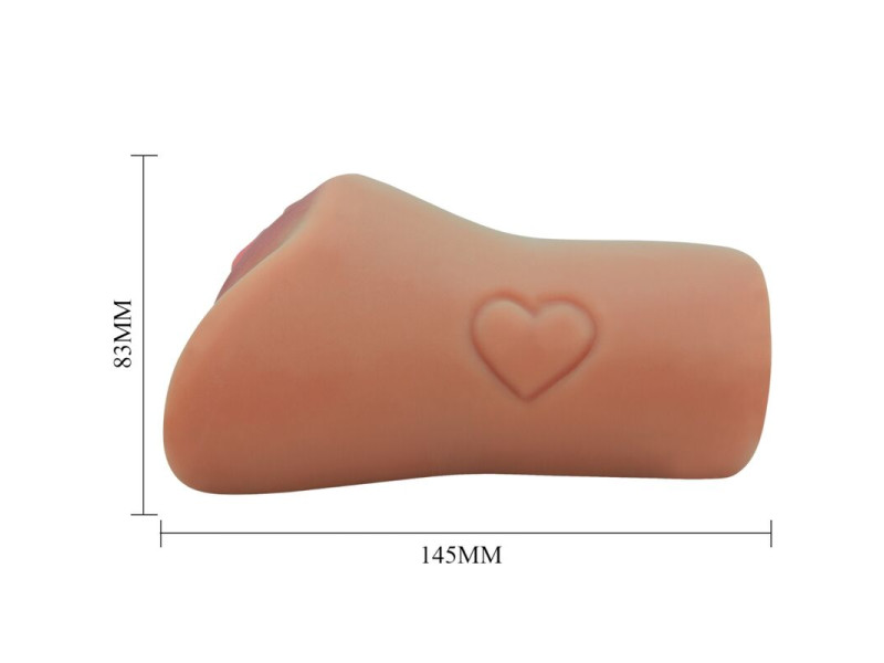 CRAZY BULL - SCARLET VAGINA AND ANUS DESIGN WITH A HEART FLESH