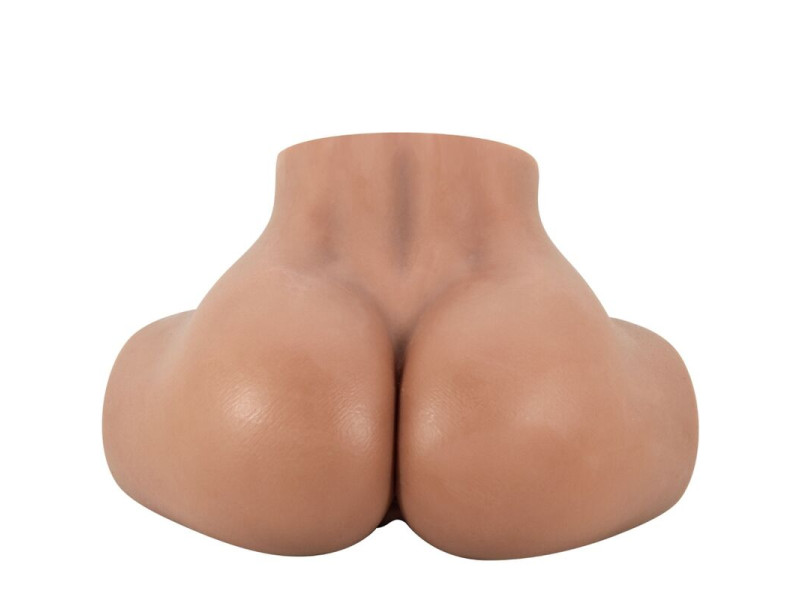CRAZY BULL - HAILEY VIBRATOR BUTT WITH REALISTIC VAGINA AND ANUS MULATTO CONTROL REMOTO