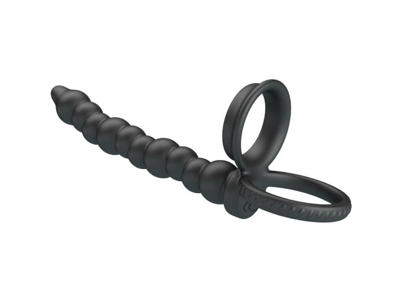 PRETTY LOVE - DILLION DOUBLE PENETRATION COCK RING BLACK