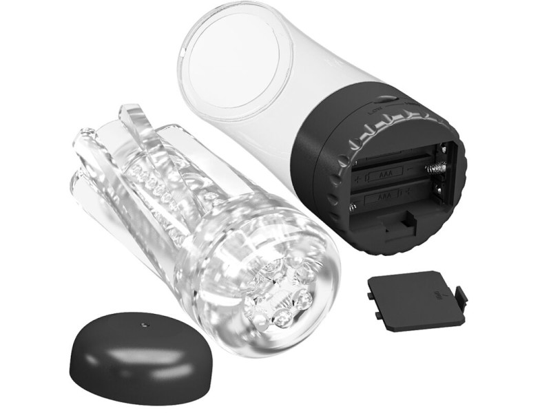 PRETTY LOVE - TAMARA MALE MASTURBATOR MULTI-SPEED VIBRATOR BLACK