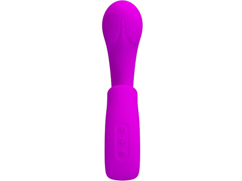 PRETTY LOVE - SIBEL SIBEL G-SPOT VIBRATOR + CLITORIS STIMULATOR 10 VIBRATIONS PURPLE