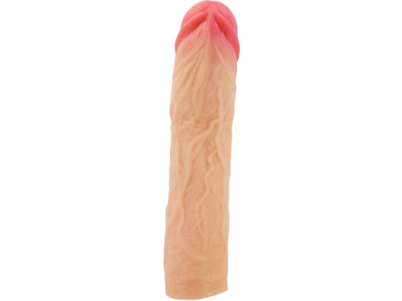 PRETTY LOVE - DEREK PENIS SLEEVE WITH 7.6 CM EXTENSION FLESH