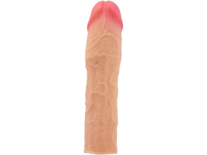 PRETTY LOVE - STEVENSON PENIS SLEEVE WITH 7.6 CM EXTENSION FLESH
