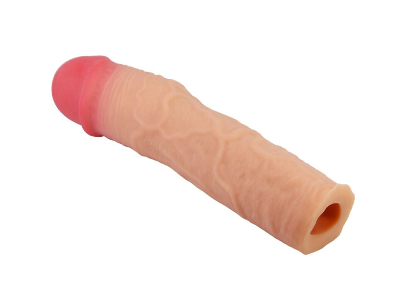 PRETTY LOVE - STEVENSON PENIS SLEEVE WITH 7.6 CM EXTENSION FLESH