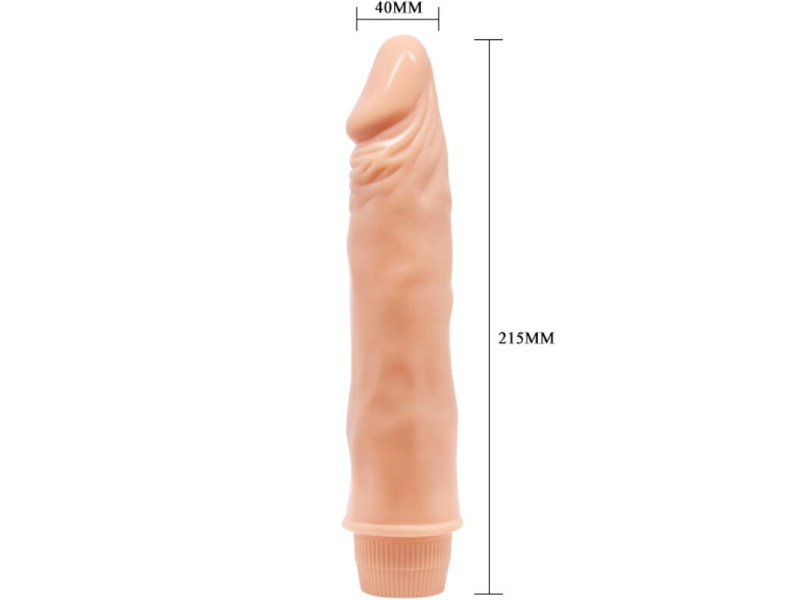 BAILE - DWARF REALISTIC VIBRATOR 21 CM FLESH