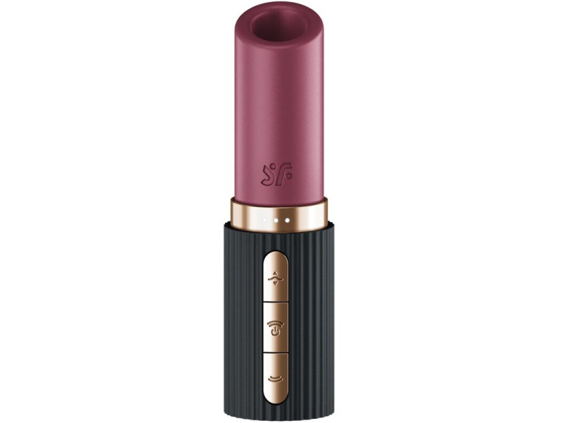SATISFYER - PRO 2 KISS WAVE CLITORIS STIMULATOR GARNET / BLACK