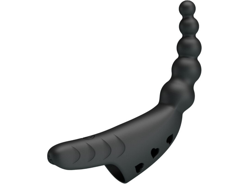 PRETTY LOVE - JORDIN FINGER VIBRATOR 10 VIBRATIONS BLACK