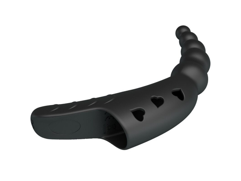 PRETTY LOVE - JORDIN FINGER VIBRATOR 10 VIBRATIONS BLACK