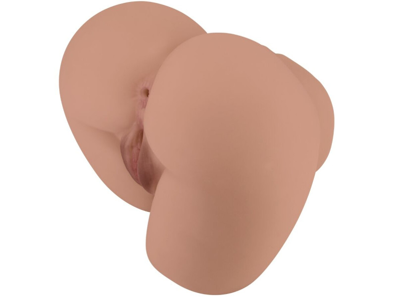 CRAZY BULL - BERNACE ASS VIBRATOR WITH REALISTIC VAGINA AND ANUS FLESH REMOTE CONTROL