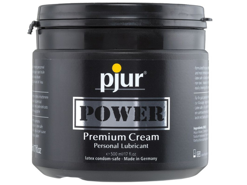 PJUR - POWER PREMIUM CREAM PERSONAL LUBRICANT 500 ML