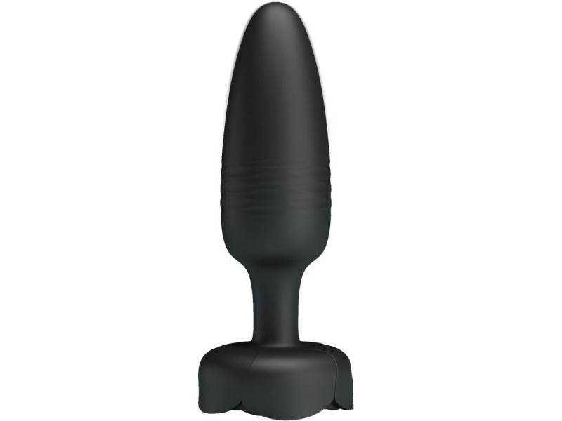 PRETTY LOVE - TARION ANAL PLUG WITH  LED LIGHT BLACK 12.5 CM