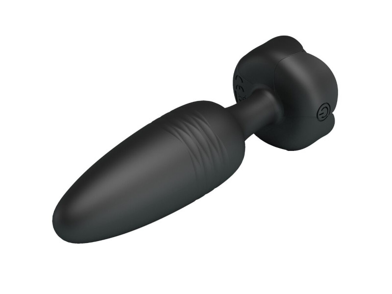 PRETTY LOVE - TARION ANAL PLUG WITH  LED LIGHT BLACK 12.5 CM