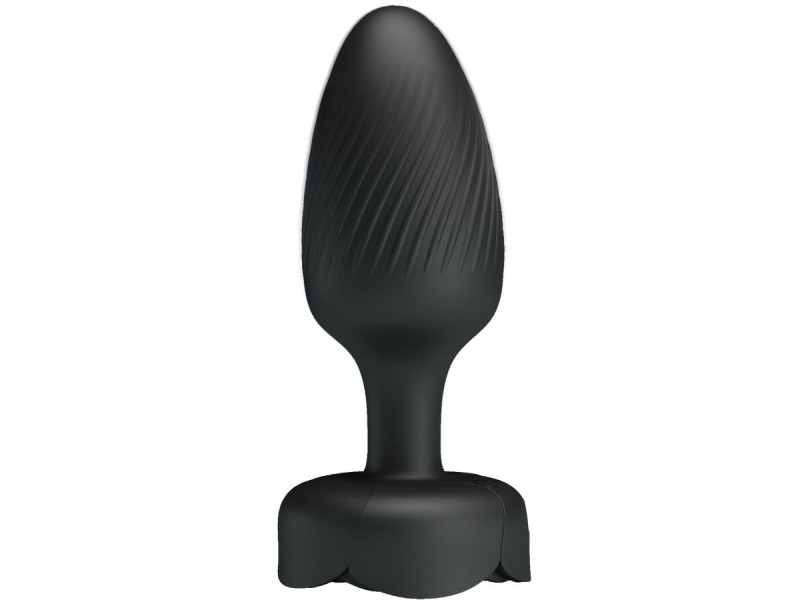 PRETTY LOVE - VARIAN ANAL PLUG WITH  LED LIGHT BLACK 10.8 CM