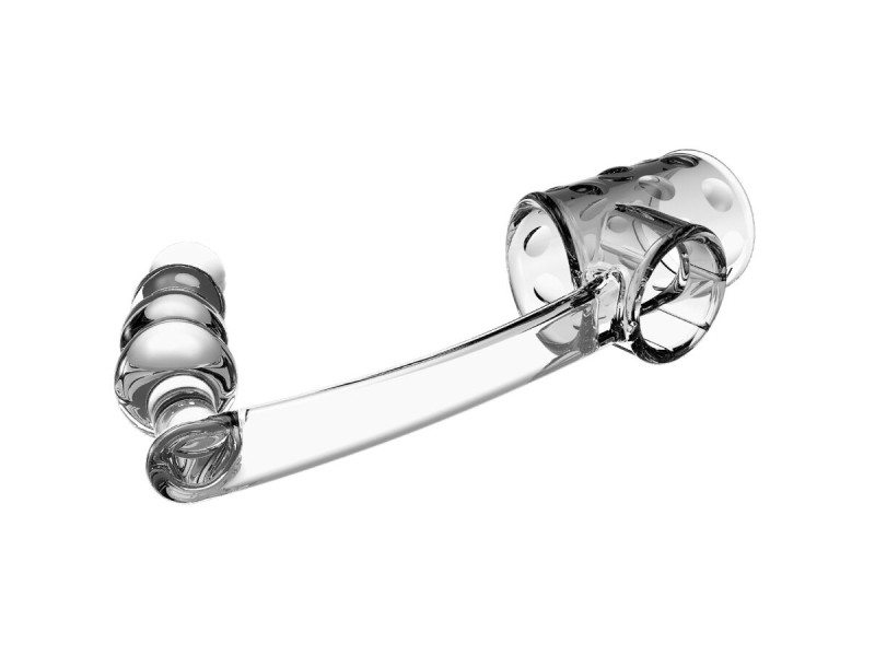 PRETTY LOVE - PENIS SLEEVE WITH ANAL PLUG TRANSPARENT