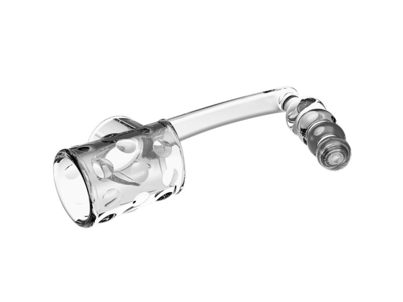PRETTY LOVE - PENIS SLEEVE WITH ANAL PLUG TRANSPARENT