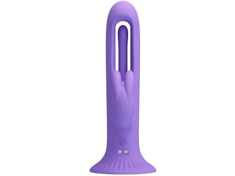 PRETTY LOVE - KILLMOULIS RABBIT VIBRATOR 12 VIBRATION MODES PURPLE