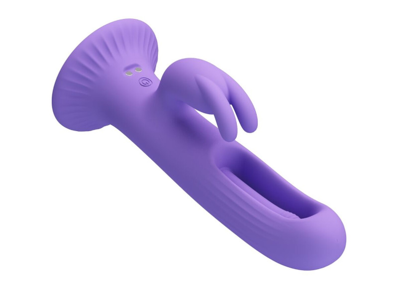 PRETTY LOVE - KILLMOULIS RABBIT VIBRATOR 12 VIBRATION MODES PURPLE