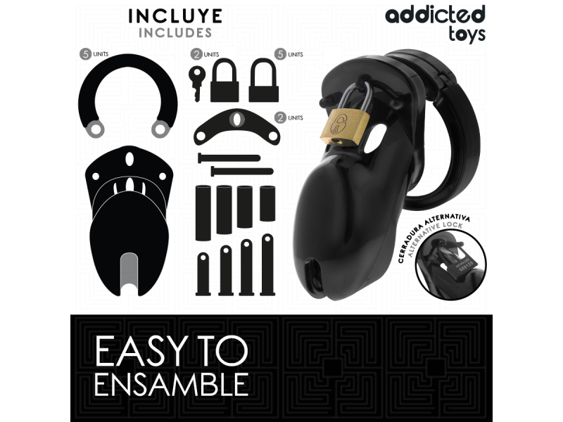 ADDICTED TOYS LOCKED - FORBIDDEN VAULT PENIS CAGE 10 CM