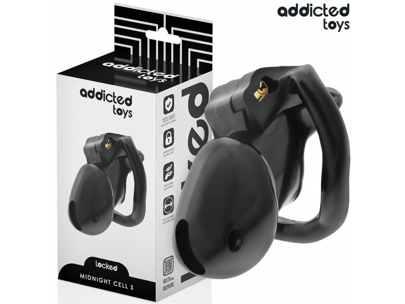 ADDICTED TOYS LOCKED - MINDNIGHT CELL PENIS CAGE SIZE S 4.8 CM