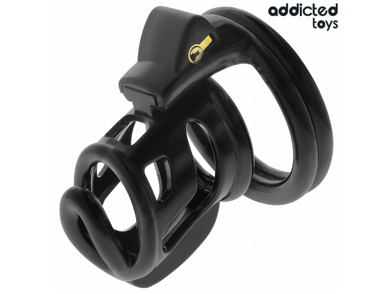 ADDICTED TOYS LOCKED - GILDEN CAGE SILICONE PENIS CAGE 8.5 CM