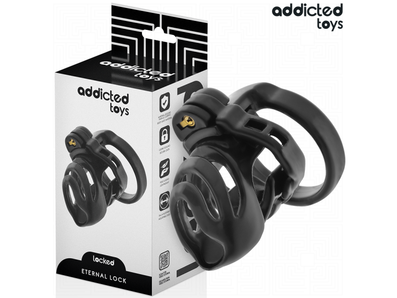 ADDICTED TOYS LOCKED - ETERNAL LOCK PENIS CAGE 9 CM