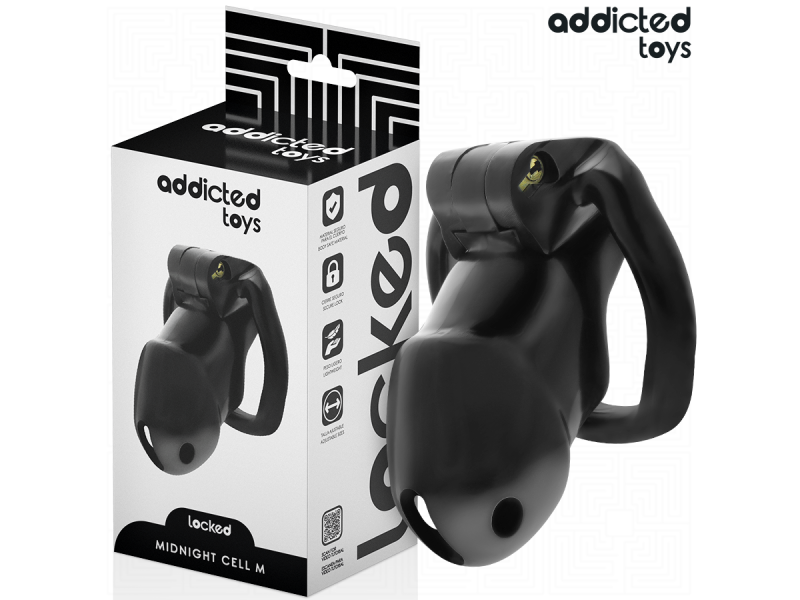 ADDICTED TOYS LOCKED - MINDNIGHT CELL PENIS CAGE 4.2 CM SIZE M