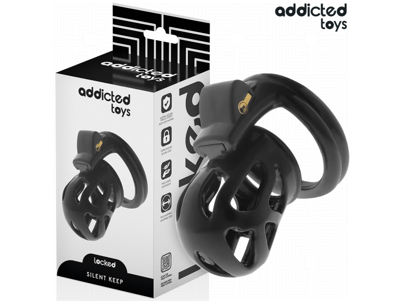 ADDICTED TOYS LOCKED - SILENT KEEP PENIS CAGE 7.5 CM
