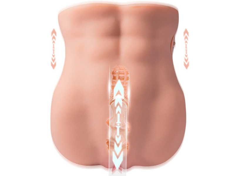 XISE - LYDIA FEMALE VAGINA MASTURBATOR WITH THRUSTING 25 CM