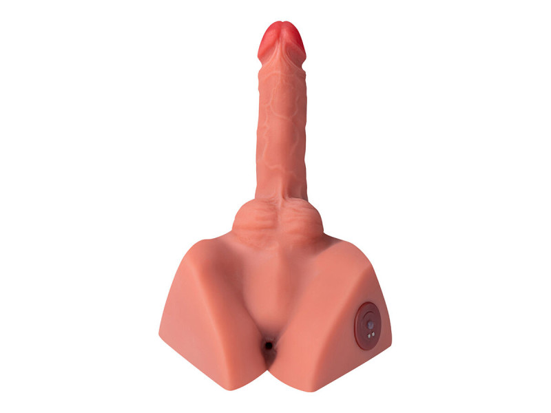 XISE - MICHAEL REALISTIC DILDO AND ANUS MASTURBATOR WITH THRUSTING 15 CM