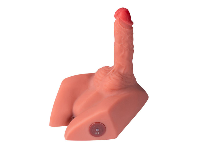 XISE - MICHAEL REALISTIC DILDO AND ANUS MASTURBATOR WITH THRUSTING 15 CM